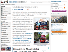 Tablet Screenshot of londresciudad.com
